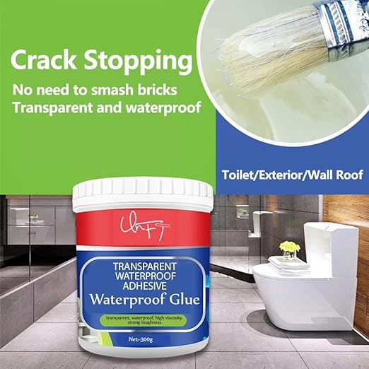 Invisible Waterproof Agent-leak Sealant with Brush | Clear Waterproof Seal Liquid | Leakage protection outdoor, bathroom wall tile, window roof | 😍 BUY 1 GET 1 FREE 😍